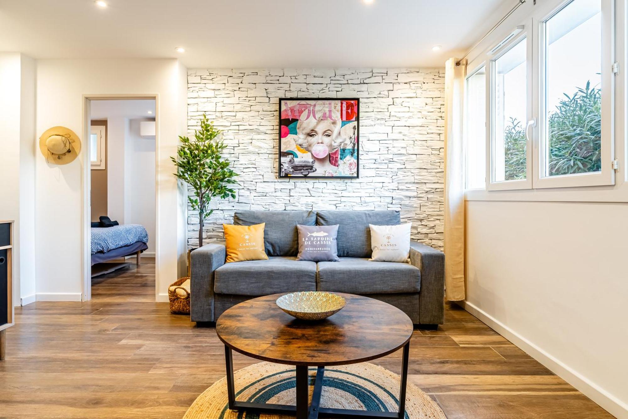 Cassis Le Marignan- Rdc - Garage - Classe 3 Etoiles 외부 사진